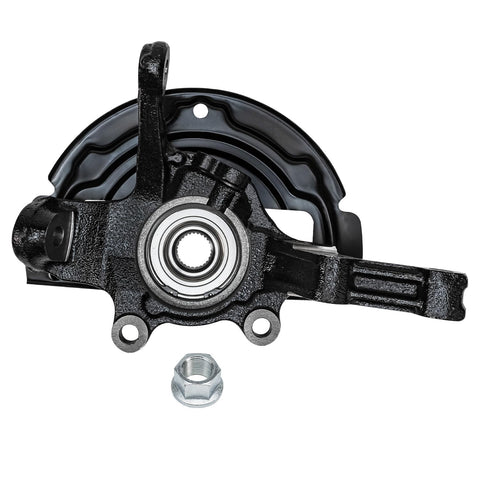 2 Front Steering Knuckles With Wheel Hub Bearings Assembly For 2002 2003 2004 2005 2006 Nissan Altima 2.5L close-up view