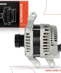 Side view of Alternator For Ford Fusion 2013 Through 2020 2.0L 2.5L 12V 150A With 4 Groove Decoupler Pulley Clockwise Replacement Part A2TX2681