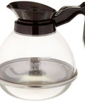 Lightweight Plastic Coffee Decanter With Stainless Steel Base 64 Ounce Capacity Medium Size Easy Cleaning Durable And Breakage Resistant