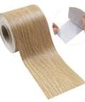Wood Grain Repair Tape Self Adhesive Patch For Furniture Floors Tables And Doors 2 Inch By 33 Feet Yellow Oak Grain Home Decor Fix For Scratches And Wear