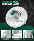 Front Wheel Hub And Bearing Assembly For Honda Civic 2006 2007 2008 2009 2010 2011 Direct Bolt On Replacement For A Smooth Ride