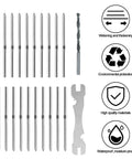 20 Pcs Stainless Steel Lag Screws Left And Right Handed For Cable Railing And Deck Post Hardware, Heavy Duty Wood Screws For Stair Install