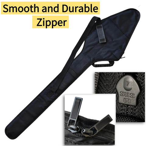 Heavy Duty Hema Sword Bag 55 Inch Long Sword Storage Case with durable zipper and adjustable shoulder strap.