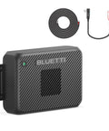 Heavy Duty Dual Input Dc To Dc Alternator And Solar Charger For Portable Power Stations 1200W with cables and connectors.