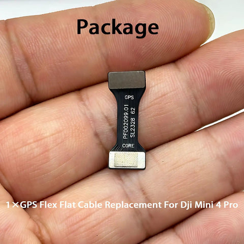Hand holding GPS Ribbon Cable Replacement For DJI Mini 4 Pro Drone GPS Module, OEM grade flexible flat cable for DIY plug-and-play fix