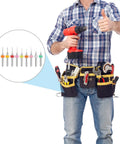 Pro Grade Tungsten Steel Micro Drill Bits Set 0.3 To 1.2 mm shown with a craftsman holding a drill and wearing a tool belt.