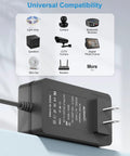 24V 3A Power Supply Adapter 72W AC To DC Converter 100-240V Input 50 60Hz With 5.5x2.1mm Or 5.5x2.5mm Barrel Plug