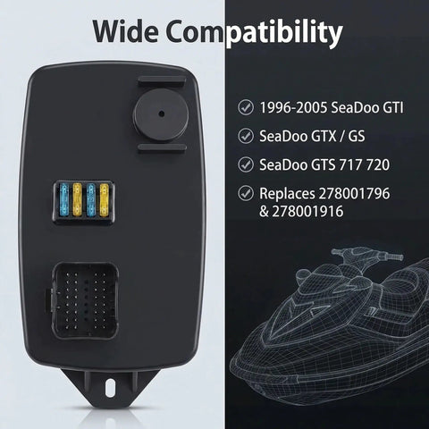 MPEM CDI Box ECU For SeaDoo 1996 To 2006 GTI GS GTS 717 720 Direct Plug In Play OEM Replacement Ignition Module Waterproof IP67