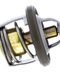Close-up view of Factory Fresh Engine Thermostat Drop In Fix For Utility Side By Side part 3084940 with gold finish.