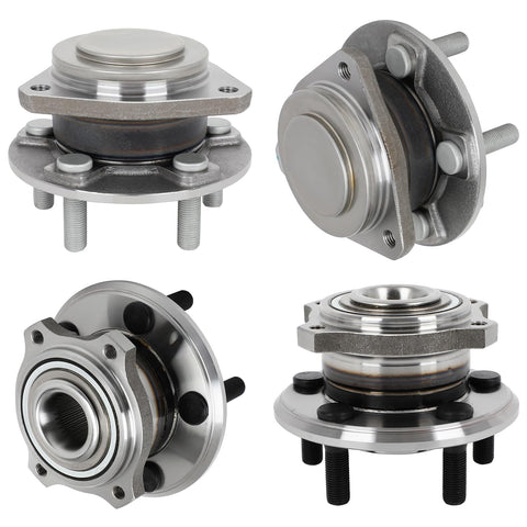 4 Piece Front And Rear Wheel Hub Bearing Set For 2012 To 2014 Chrysler 300 Dodge Challenger And Charger With 3.6L And 5.7L Engines