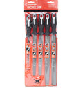 5 Piece General Purpose File Set With Ergonomic Rubber Handles For Home And Shop, Pro Grade American Pattern Bastard Cut Files in package