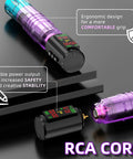 Wireless Tattoo Pen Kit With 2x 1600mAh Batteries, ergonomic design for comfort and stable power output.