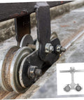 Heavy duty sliding door track roller delivers smooth, whisper-quiet operation for cabinets, closets, and industrial spaces, with durable plated wheels.