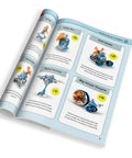 Manual pages showing models from Wind Powered Bots 6 In 1 STEM Kit For Kids Hands On With Wind Technology Gear Ratios And More