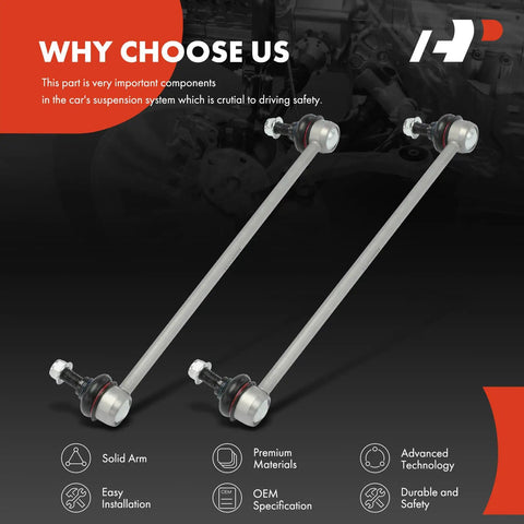 Two Front Sway Bar Links Stabilizer Bar Links For Honda Fit 2015 2020 Front Left And Right Replacement OEM Style Fit Easy Install Durable