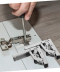 Hidden Folding Hinges With Hydraulic Damping For Quiet Cabinet Doors And Wardrobes 180 Degree Drop Down Soft Close Easy Access 2 Pack
