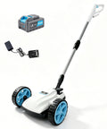 40V 9 Inch Cordless Lawn Mower With Battery And Charger For Small Yards Ultra Lightweight And Compact Brushless Motor For Low Maintenance Mulching Easy Start No Fuss For Small Lawns Up To 540 Sq Ft., battery and charger included