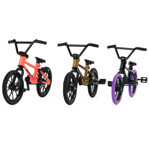 BMX Finger Bike 3-Pack Officially Licensed Totally Customizable Collectible Mini Replica Toys With Real Metal Frames And Graphics