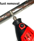 Pro Grade Beast Diamond Grinding Bit Set for Rotary Tools 8mm head removing rust from metal surface
