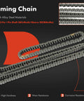 Engine Timing Chain Kit With VVT Sprocket For Honda And Acura 2.4L Engines showing alloy steel material and structure