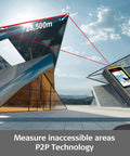 DISTO X6 P2P Laser Range Finder Kit With 800 Ft Reach Point To Point Measuring Bluetooth Data Transfer Outdoor Camera Viewfinder 4X Zoom all-in-one kit measuring modern building facade