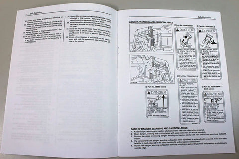 Open page of Front Loader Model LA211 Operators Manual For DIY Farming And Heavy Equipment Care A Complete Factory OEM Reproduction Guide