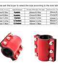 Heavy Duty Pipe Repair Clamp for Steel and Plastic Pipes, Waterproof Seal, Rustproof Steel Body, Easy to Install