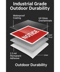 Industrial grade outdoor durability layers of Empty Label Sticker For Warehouse Status And Inventory Marking, Storage Bin Identification.