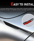 Custom Side Fender Trim For Tesla Cybertruck 2024 2025 2026 Seamless Door To Fender Accent Guard installed on shiny vehicle surface.