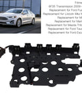 6F35 Transmission Valve Body Plate for repair and maintenance; durable ABS and metal construction part with car in background