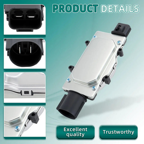 Heavy Duty Engine Cooling Fan Control Module For Ford Fusion Taurus Lincoln Mkz Mks Direct Fit 8G1Z8B658A top view with electrical connectors