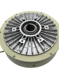 Top view of Magnetic Powder Brake With Hollow Shaft For Unwind And Tension Control In Industrial Machines, 12Nm Braking Torque, DC 24V