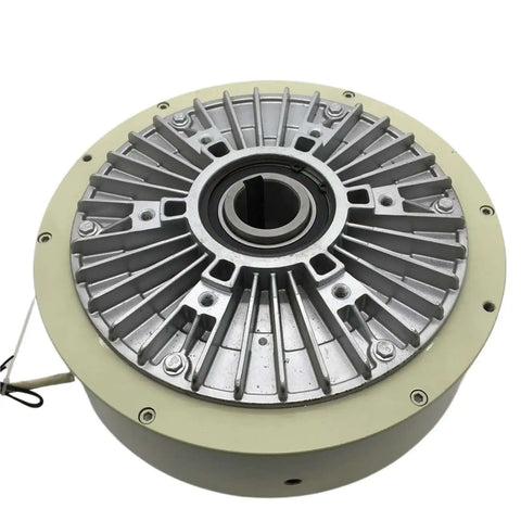 Top view of Magnetic Powder Brake With Hollow Shaft For Unwind And Tension Control In Industrial Machines, 12Nm Braking Torque, DC 24V