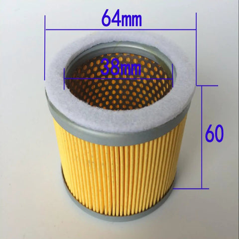 Air Intake Filter Cartridge Replacement For Vacuum Pumps 909529 90952900000 OEM Filter Element with dimensions shown
