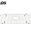 26 Inch Kitchen Sink Bottom Grid And Protector For Handmade Single Bowl Sink With Center Drain Hole, Heavy Duty Stainless Steel Grid