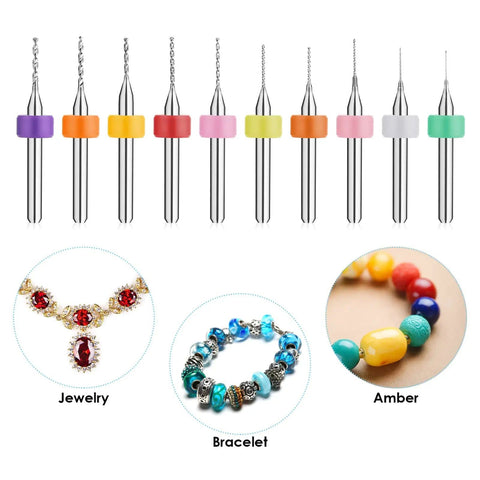 Pro Grade Tungsten Steel Micro Drill Bits Set 0.3 To 1.2 mm For PCB And Rough Stone Jewelry Engraving Fine Flute CNC Router Bits