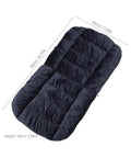 Upgrade Your Cozy Office Space With This Super Soft Heated Seat Cushion Plus Backrest For Fast Warming Comfort, dark grey plush seat pad.