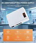 Heavy Duty 20800mAh Mini UPS Battery Backup For Network Routers And Cable Modems Keeps Your WiFi Running Solid Through Grid Snags With Rapid Recharge And Straight Plug Setup For Zero Drama Work From Home shown in laboratory setting.