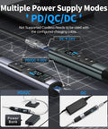 2 In 1 Heat Set Insert Tool And Corded Pro Grade Soldering Iron Kit For 3D Printers And Electronics Repair with power modes