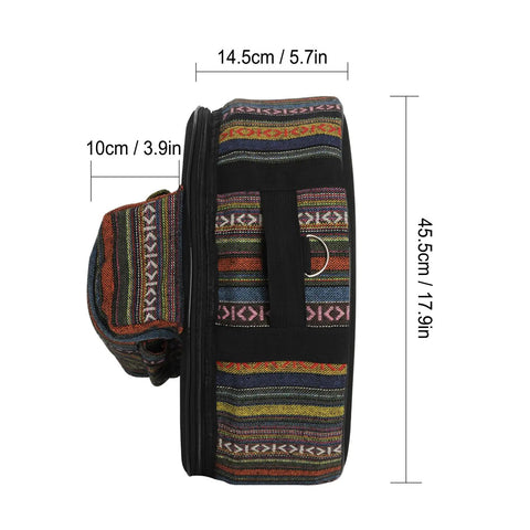 Road Warrior Snare Drum Gig Bag With Padded Shoulder Strap Heavy Duty Oxford Fabric Portable Music Case dimensions 14.5cm x 10cm x 45.5cm