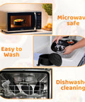 New 3 In 1 Microwave Ramen Cooker Bowl With Lid For Instant Soup Pasta And Rice Maker, Essential Dorm Room Kitchen Gadget in use
