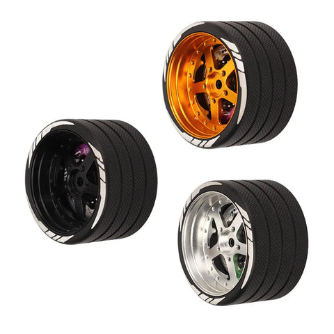 RC Steering Wheel Aluminum Alloy Replacement Part for NB4 Transmitter, Pro Grade Aluminum Wheel variety in black, gold, silver