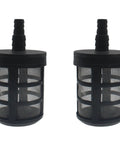 2 Pack Water Pump Inlet Strainer Screen Stainless Steel Hose Filter For Most Pumps And Sprayers Black Durable Barbed