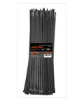 12 Inch Zip Ties Double Sided Toothed 100 Lbs Tensile Strength Heavy Duty Tough As Nails Cable Wire Ties 100 Pack front view