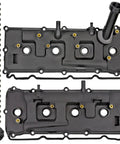 Nissan Armada Infiniti QX56 5.6L Beefed Up Valve Cover Set With Bolts Oil Cap Gaskets Spark Plug Tube Seals PCV Valve Replacement Kit For 2004-2016 Models Ready To Install