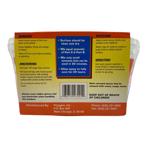 Package instructions for using LCR Crack Sealer And Paste For Concrete Wall Leak Repair with High Strength Two Component System.