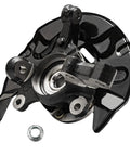 Front Steering Knuckles 2-Pack With Wheel Bearing Hubs Assembly For 2003-2008 Toyota Corolla Replacement Kit OEM Grade Drop-In Fit For 2004-2007 Models, close-up view