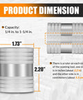 Dimensions of Heavy Duty Inner Outer Reaming Tool 1/4 to 1-1/4 Inch with measurement details