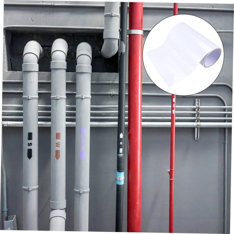 Flexible Waterproof Mending Tape For Pipes And Leaks Quick Repair Sealing Tape For Water Buckets And Umbrellas shown on pipes
