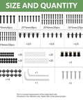 Universal Stainless Steel Motorcycle Fairing Bolt Kit With M5 And M6 Screws Windscreen Fasteners And Clips 195 Piece Set